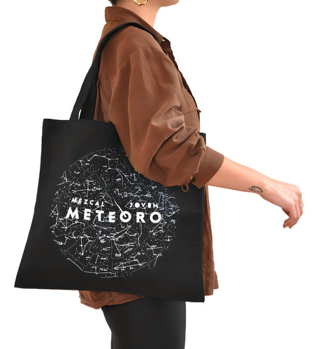 Tote/ Bolso Mezcal Meteoro Constelación Color Negro