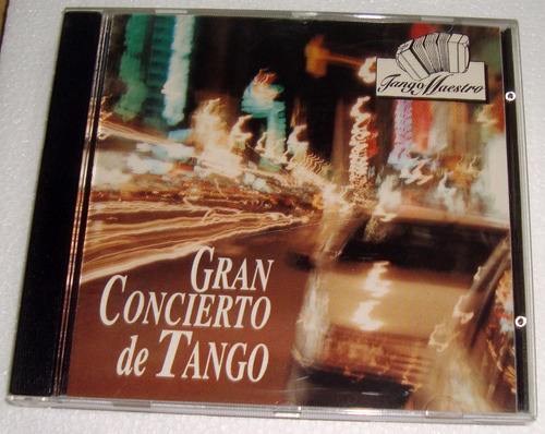 Gran Concierto De Tango Tango Maestro Cd Excelente Kktus