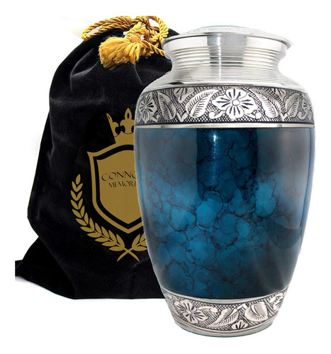 Urnas De Cremación Moonstone Azul Para Cenizas Humanas...