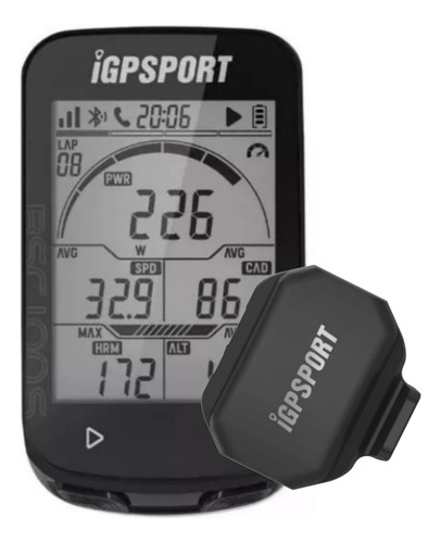 Ciclocomputador Igpsport Bsc100s + Sensor Velocidad Spd 70