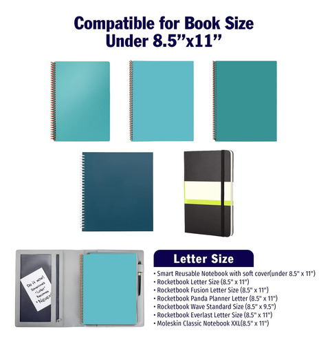 Ooku A4 Travelers Notebook Cover Compatible Con Rocketbook |