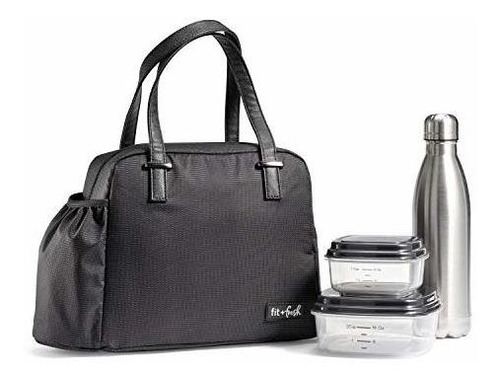 Fit & Fresh Laketown Bolsa De Almuerzo Aislada, Kit Con Vaso