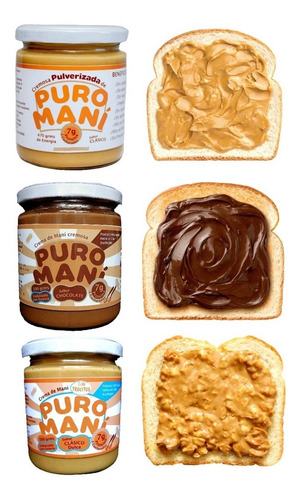 Imagen 4 de 5 de Crema De Maní Puro Maní 470 Grs