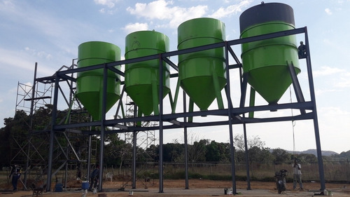 Fabricacion De Silos Difrentes Estandares Cemento Pego Maiz.