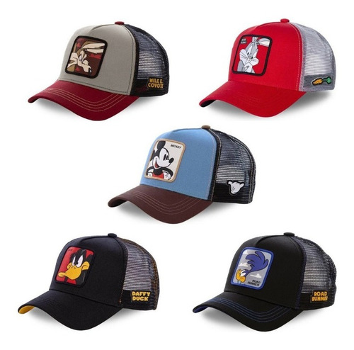 Gorras Estilo Capslab Looney Toon Dragon Ball Mickey Sonic