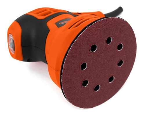 Lijadora Roto Orbital Eléctrica 125mm 300w Hamilton Hlr001 Color Naranja Frecuencia 50/60 Hz