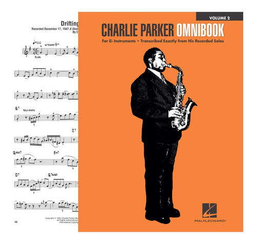 Partitura Charlie Parker Omnibook For Eb Volume 2 Digital