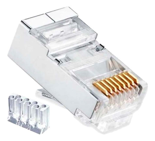Conectores Owire Plug Rj45 Cat6 Plásticos Funda 100u.