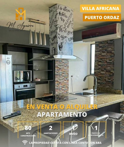 Apartamento En Venta, Urbanización Villa Africana, Puerto Ordaz.