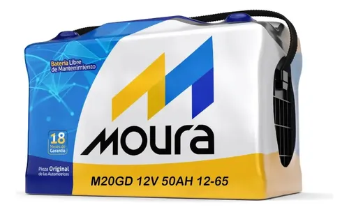 Bateria Moura 12x65 M20gd - Instalacion A Domicilio Gratis Derecho