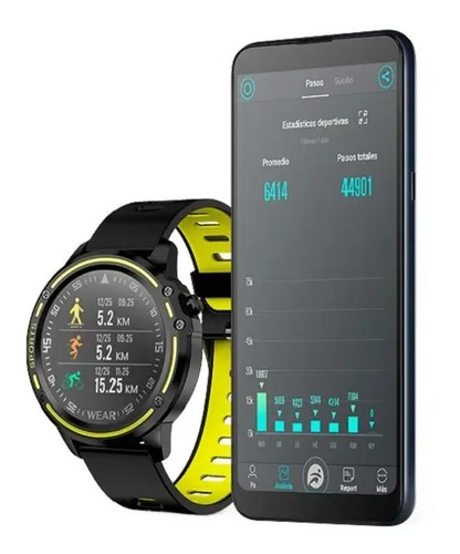 Reloj Smartwatch X-view Cronos V12 Ritmo Cardiaco Deportes | Envío gratis