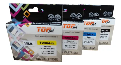 Pack Cartucho Compat Epson Xp231 - Xp235/xp431/xp241 /xp441