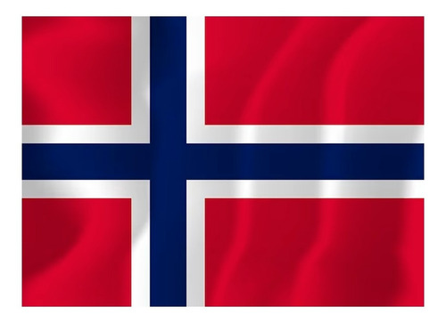 Bandera Noruega 1.50x90cm Exterior Grande