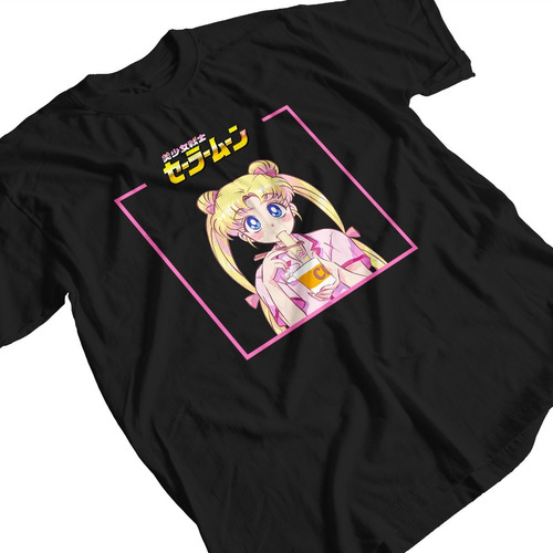 Imagen 3 de 6 de Remera Algodón Sailor Moon Serena Ramen