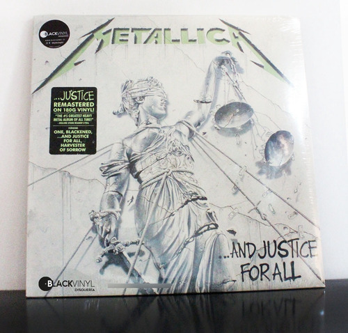Vinilo Metallica - And Justice For All, Nuevo Sellado