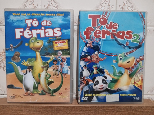 Dvd Desenho Tô De Férias 1 E 2 - Originais (Usado)