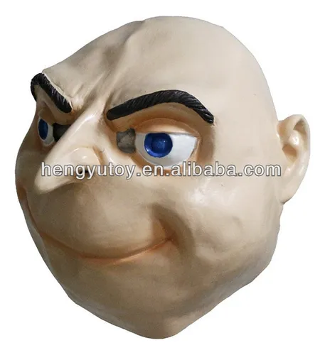 Máscara De Látex Gru Máscaras De Goma De Cabeza Completa Hal