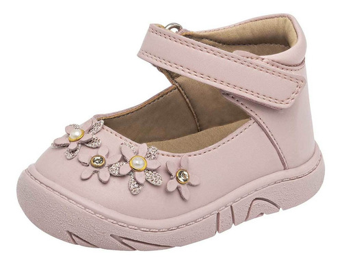 Zapatito Bebé Niña Ensueño 451-01 Rosa 104-407