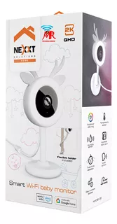 Camara Inteligente Wi-fi Para Bebé Nexxt Nhc-b100 Color Blanco
