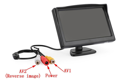 5 Pulgadas Hd Tft Lcd Monitor Pantalla Para Vista Trasera Re
