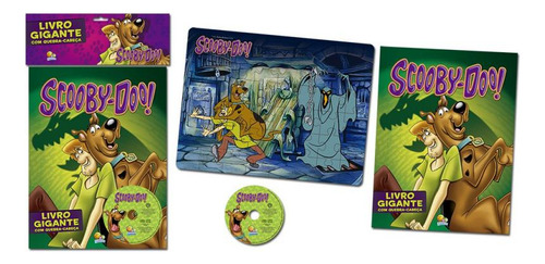 Livro Gigante Com Quebra-cabeça: Scooby-doo!, De Warner Bros. Editora Brasileitura, Capa Dura Em Português