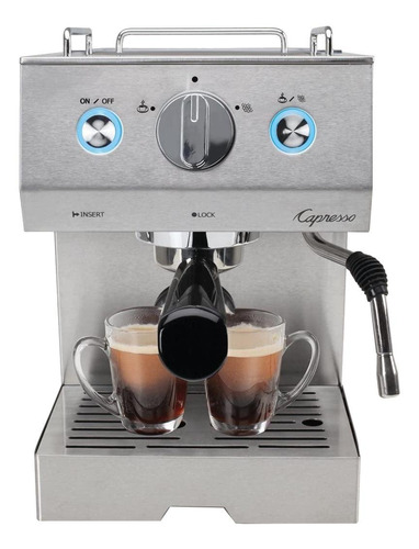 Cafetera Capresso Café PRO 125.05 automática plata expreso 110V