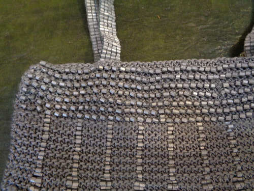 Antigua Cartera Hindú Bordada Con Canutillos