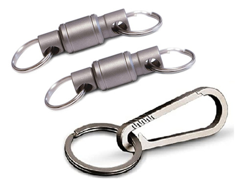 Quick Release Keychain Set With T Carabiner