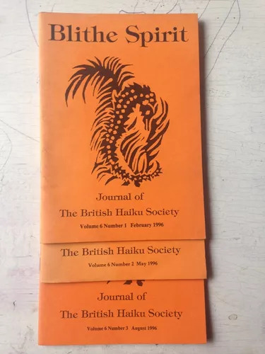Journal Of The British Haiku Society - Vol. 6/ Nº 1 Al 3