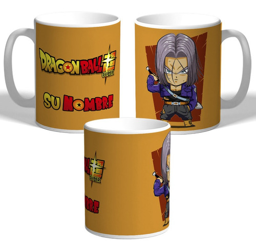 Taza Personalizada De Dragon Ball - Trunks - Plástico