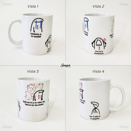 Taza Rbd Extrañarte (nueva)