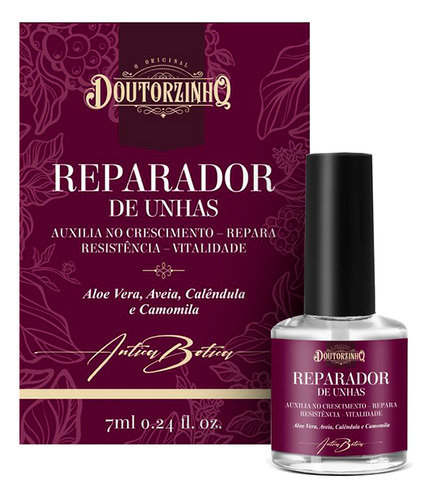 Doutorzinho Reparador De Unhas Crescimento E Resistência 7ml Cor Transparente