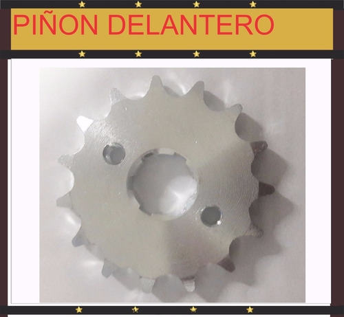 Piñon Delantero Importado Para Moto Nxr 125 Bross 17t