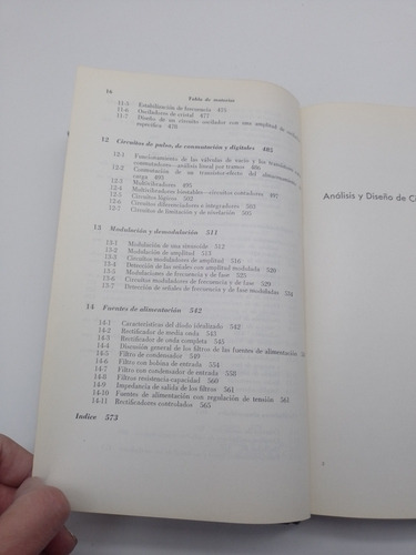 Análisis Y Diseño De Circuitos Electrónicos Chirlian (Usado)