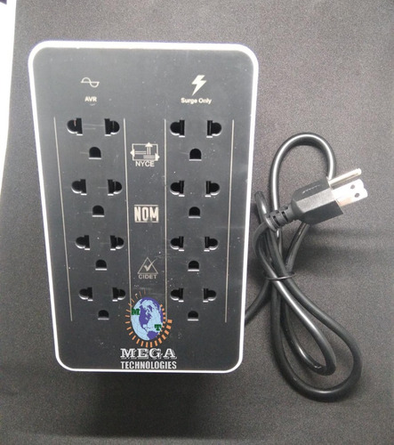 Imagen 4 de 10 de Regulador De Voltaje Cdp R2c-avr1008 1000va 8 Tomas Coaxial