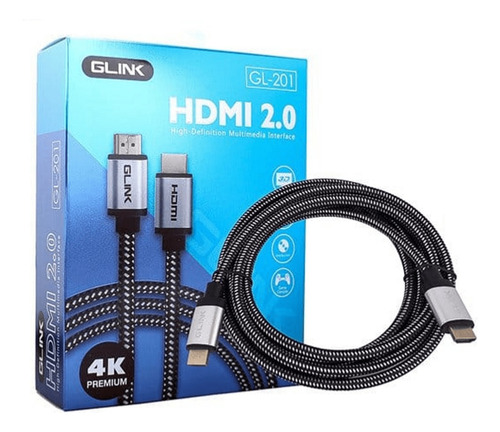 Cable Hdmi-hdmi De 15 Mts 2.0 Glink Mod.gl-201(15)