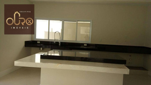 Imagem 21 de 30 de Sobrado Novo Residencial À Venda, Condomínio Villaggio Di Firenze, Franca. - So0016