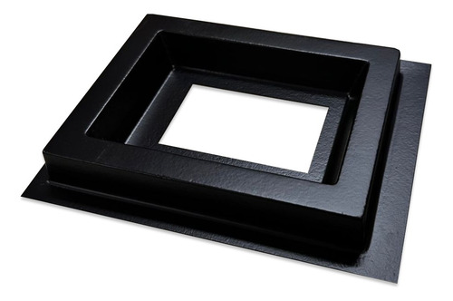 Acabamento De Tomada Preto Para Placa 3d Premierdecor