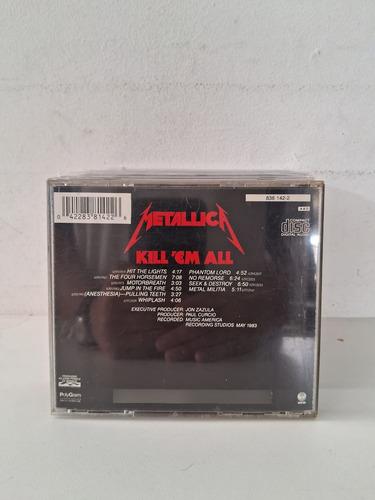 Cd Metallica Kill 'em All (Usado)