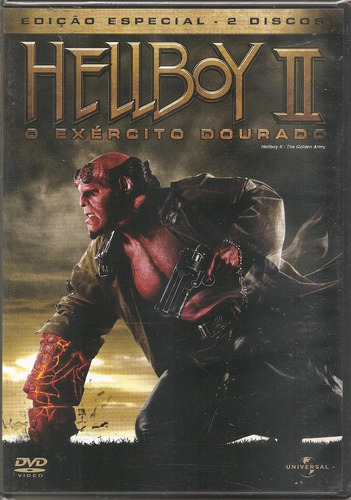 Hellboy 2 Exercito Dourado (2 Dvd ) Ron Perlman - Orig. Novo
