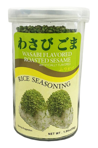 Furikake De Ajonjoli Con Wasabi Sesame Rice Seasoning 50 G.