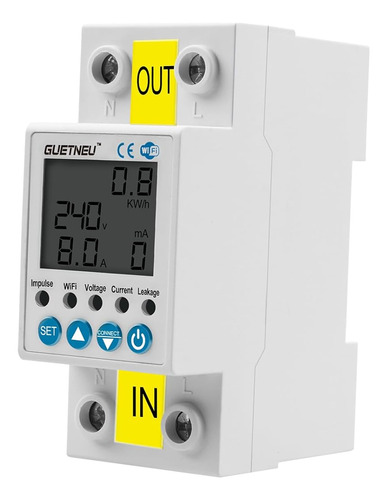 Disyuntor Inteligente Con Wifi, Disyuntor En Miniatura Con F