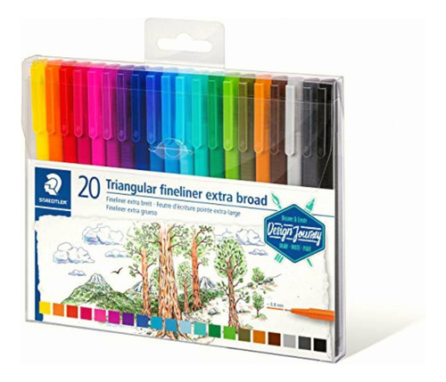 Staedtler Triplus Broadliner 338 Tb20-c Rotulador Para