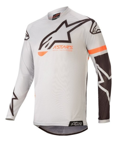 Polera Alpinestars Racer Tech Compass 2020 (gris Claro)