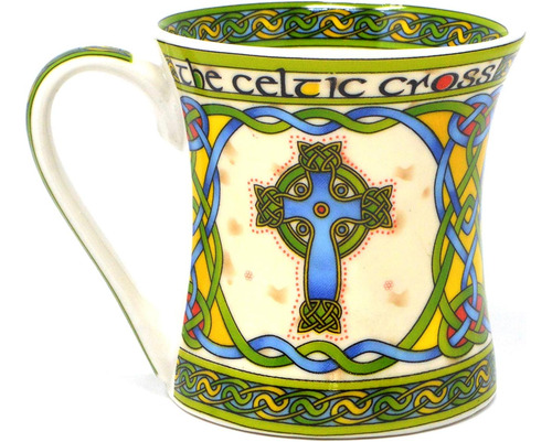 Royal Tara Taza De Porcelana Con Cruz Celta Irlandesa