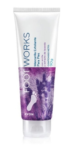 Foot Works Mascarilla Exfoliante Para Pies  Lavanda Avon