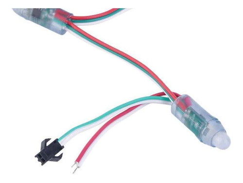 Imagen 6 de 6 de Dc 5v 50pcs Ws2811 Rgb A Todo Color 12 Mm Píxeles Luz Digita