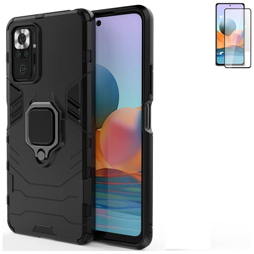 Funda Xiaomi Redmi Note 10 Pro Vidrio Protector Pantalla