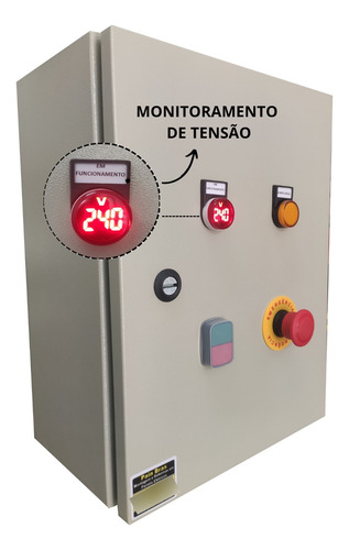 Partida Estrela Triângulo Motor 15 Cv Com Reversão Temp