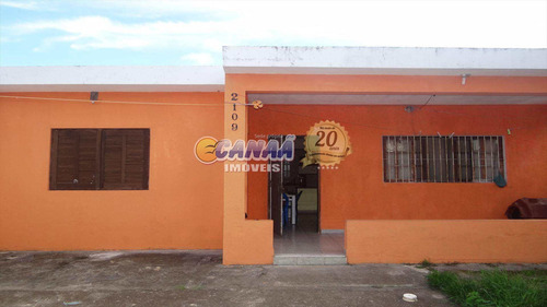 Casa Com 3 Dorms, Balneário Jussara, Mongaguá - R$ 250 Mil, Cod: 6145 - V6145